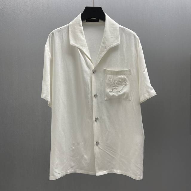 Lu Cotton, Linen, Silk Embroidered Summer Shirt Size: S-Xl This country shirt is