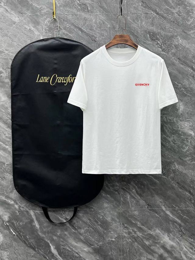 Givenchy# 2025 Spring and Summer New Release, the latest short-sleeved round nec