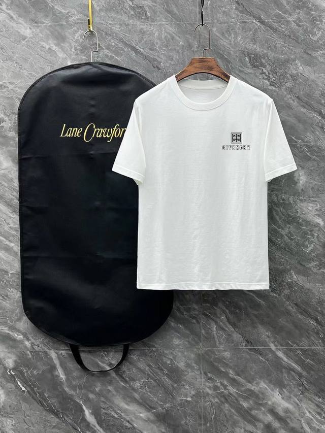 Givenchy# 2025 Spring and Summer New Release, the latest short-sleeved round nec