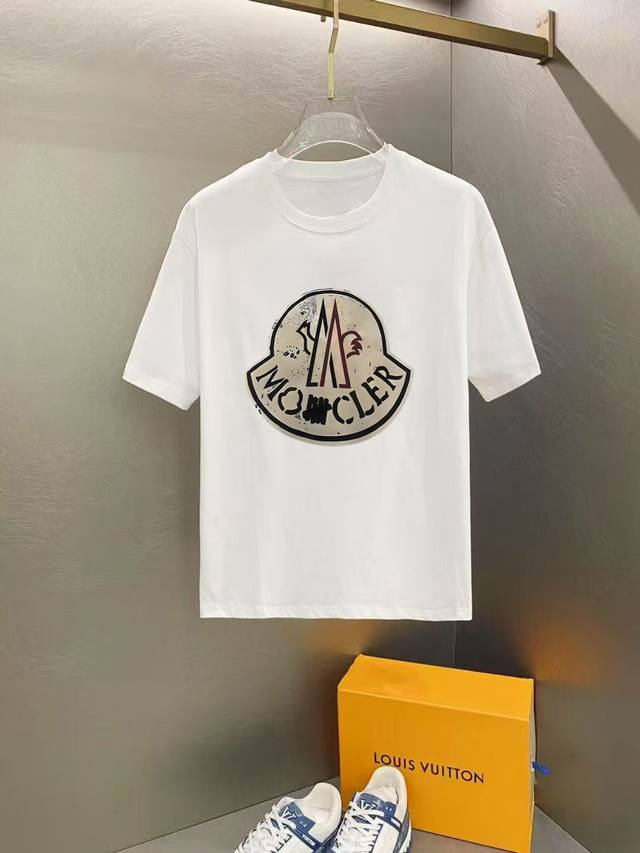 Moncler 2025 early spring new style first counter latest short-sleeved round nec