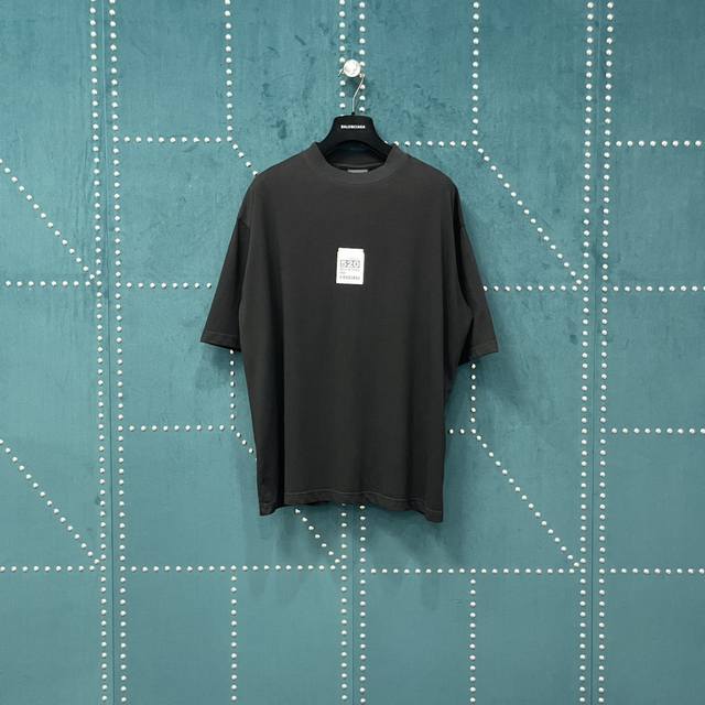 Balenciaga Blcg 25Ss 520 limited edition label sticker short-sleeved T-shirt, a