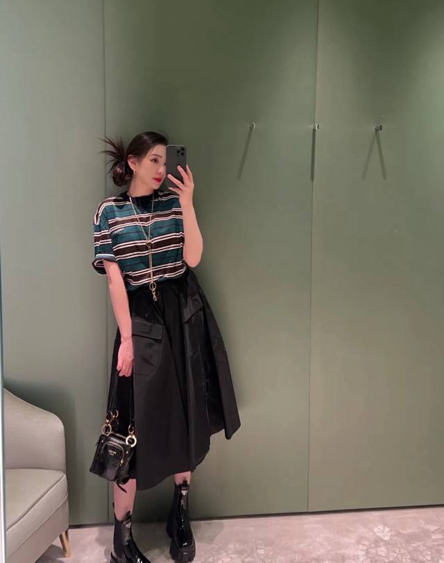 A617 Pd Striped T-shirt! New Arrival*25 New Arrival: Contrast Striped Lettering