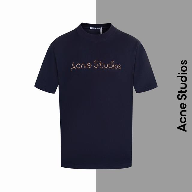 Special price white navy blue non-refundable model number Z173Acne rivet letter