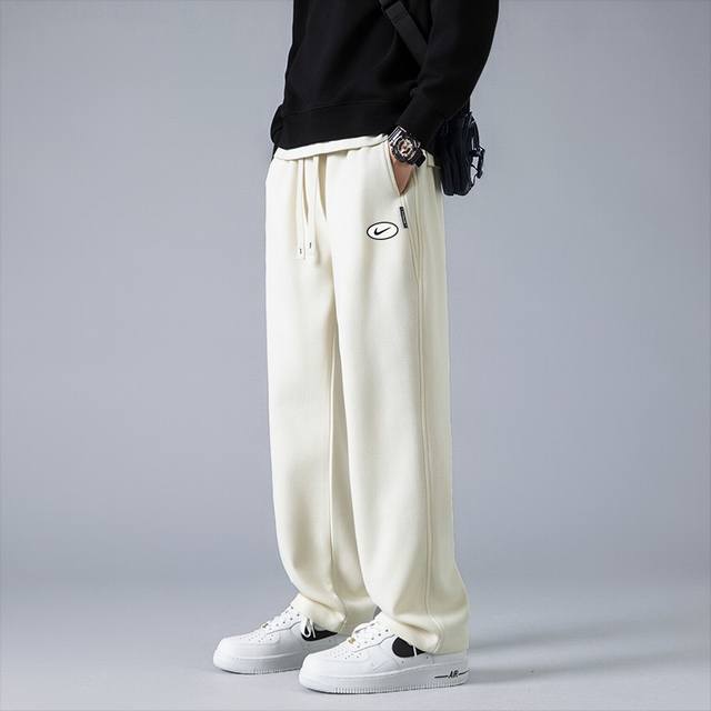 Nike limited edition four-color, solid, versatile cotton sweatpants and casual p