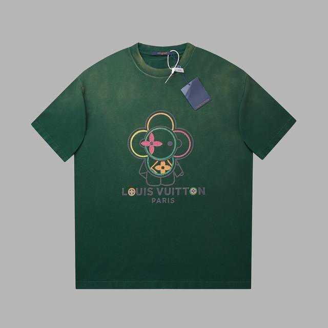 Lv Louis* Laboob joint limited edition 25Ss early spring new Laboob printed shor