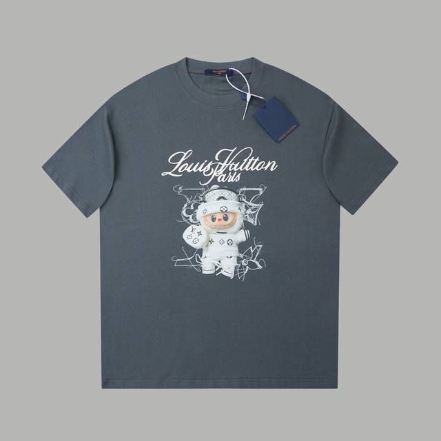 Lv Louis * Laboob co-branded limited edition Laboob printed short-sleeved light