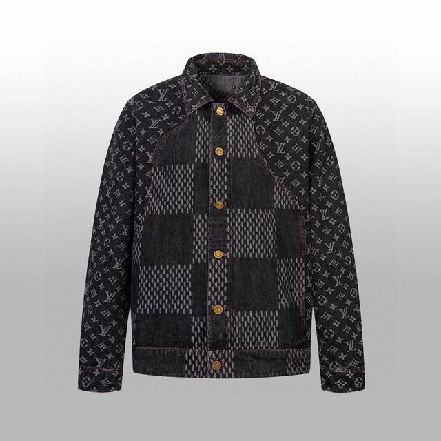 Lv High Edition Louis V* x Nigo 2.0 Denim Set. Contrast-stitched denim workwear