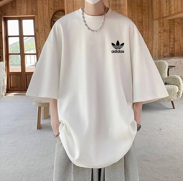 Adidas Trefoil summer counter new product first release double-sided printed pur