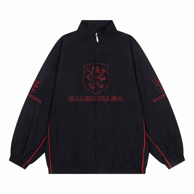 K478 Balenciaga Blcg 25Ss 79 red stripe Manchester United embroidered sports sui