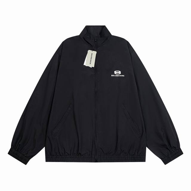 K374 Balenciaga Blcg 24Fw catwalk style double-ring letter embroidered sports su
