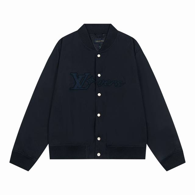 K361 Louis Vuitton 1V 24Ss Lover embroidery extra thick heavy twill cotton pilot