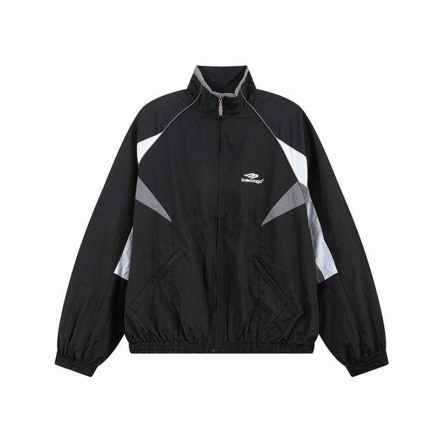 K354 Balenciaga Blcg 24Ss catwalk style 3B series embroidered black and gray spl