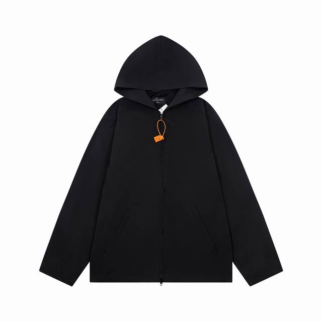 K244 Highest version Balenciaga Blcg 24Ss Classic style hooded windbreaker jacke