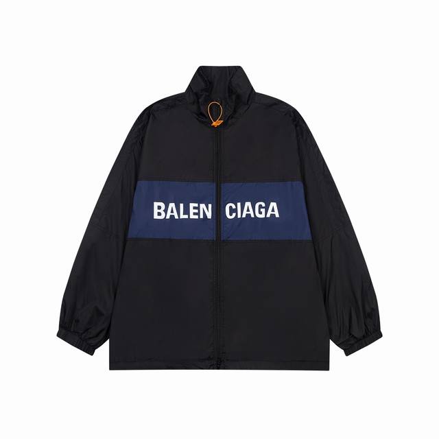 K234 The highest version of Balenciga SS Blcg new patchwork black and blue sloga