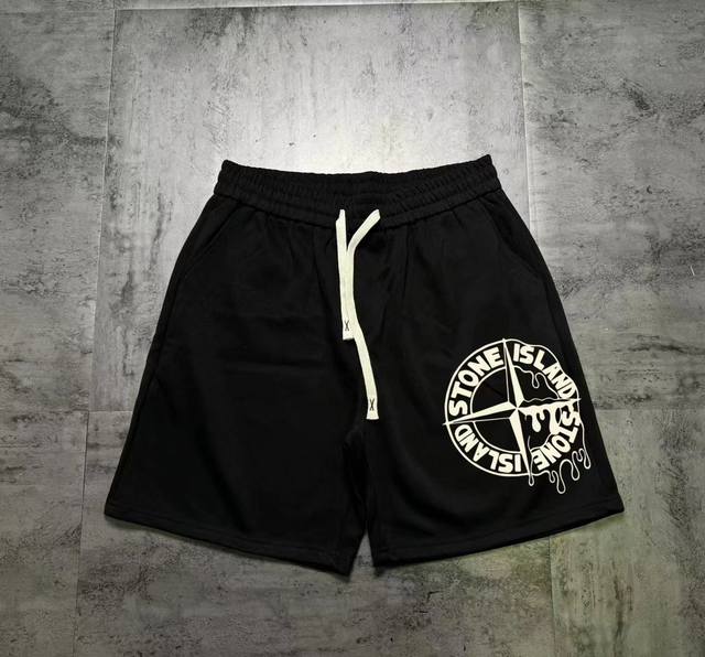 Stone Island versatile casual sports couple shorts made of sports air layer fabr