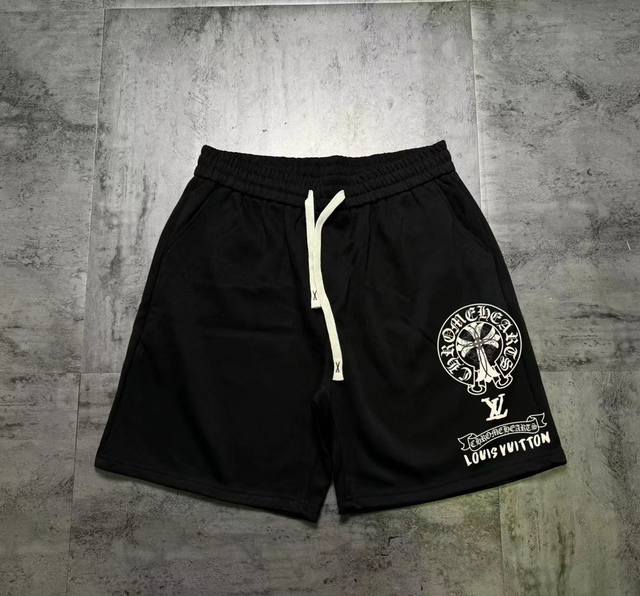 Lv Chrome Hearts versatile casual sports couple shorts fabric uses sports air la
