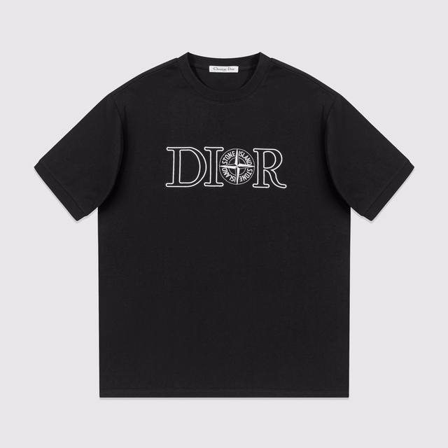 2003Dijia-Dijia pure cotton classic badge letter embroidery Logo short-sleeved T