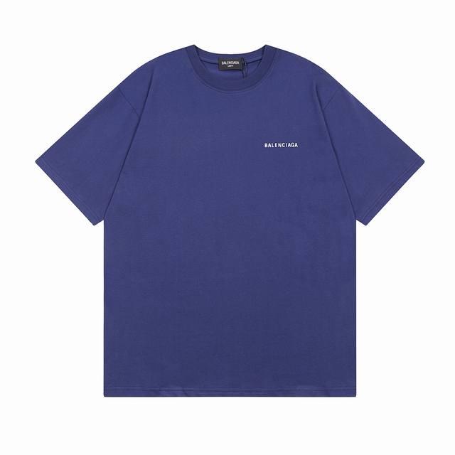 Balenciaga Ss classic letter print front and back short-sleeved T-shirt - Fabric