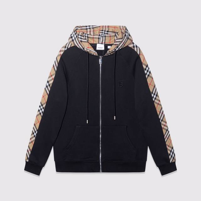 985Bbr Unisex - Loose European Style 460g Terry Double-Strand Cotton Cardigan Zi