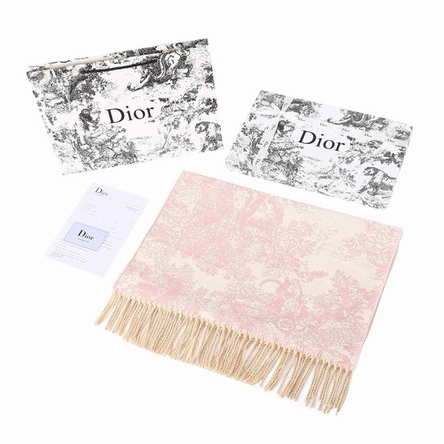 Dior - Tassel Trim - Vamp Scarf - Women's Pink - Dior Vamp Scarf Bestseller List