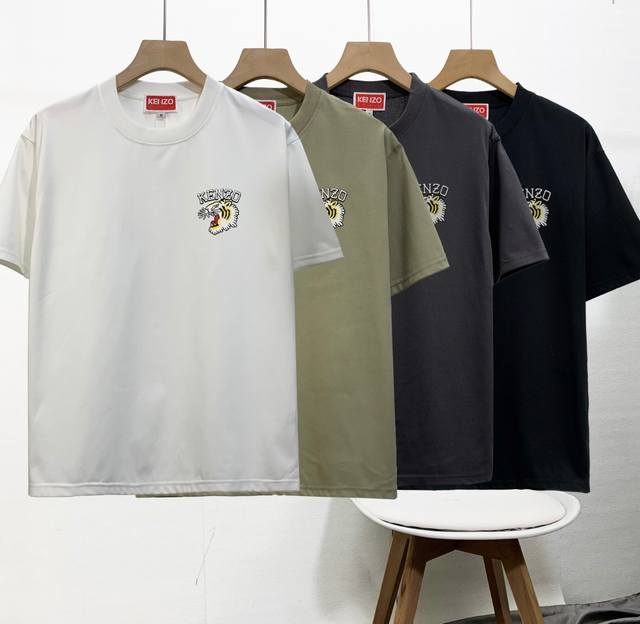 High-quality Kenzo new wardrobe couple's round-neck short-sleeved T-shirt, the s