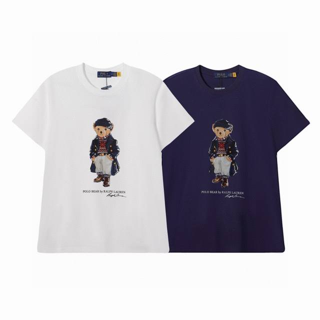 Special Price: Only Xs! Top-Quality Ralph Lauren's new bear-printed short-sleeve