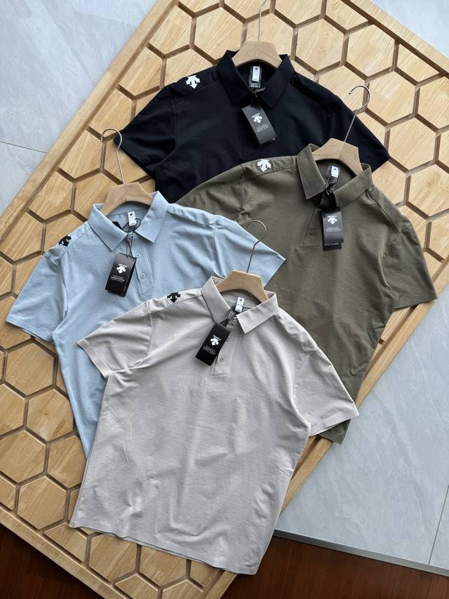 Descente breathable polo shirt, open up a new experience of comfort! Descente ne