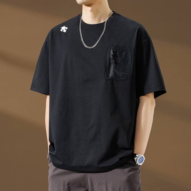 Descente short-sleeved quick-drying, lightweight, business/outdoor summer T-shir