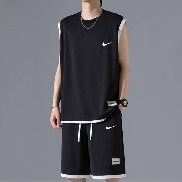 Nike limited edition vest and shorts set, top and pants, unisex, a trendy and co