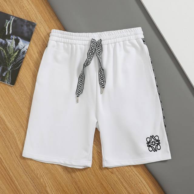 High version Loewe 2025 new style must-have ribbon splicing casual shorts for me