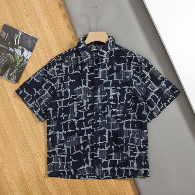 High-quality Fendi Fd 24 early spring thin shirt, available in various colors an