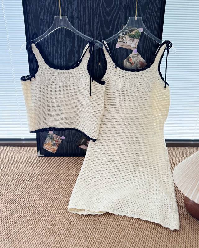 Price: P: Vest/Vest Dress Product Name: Celin* Arc de Triomphe Hand-crocheted La