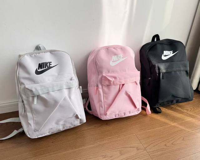 Nike unisex simple and versatile casual backpack for high school and college stu