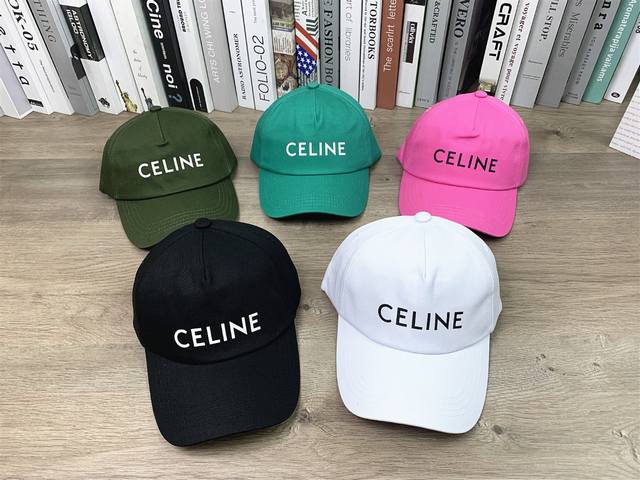 9697 Celine classic baseball cap letter print outdoor sun hat for men and women,