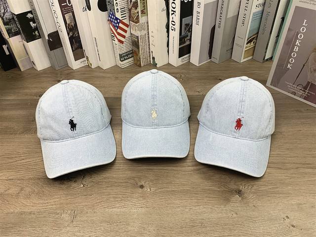 9668 Polo Paul denim soft top baseball cap outdoor duck tongue leaning on men an