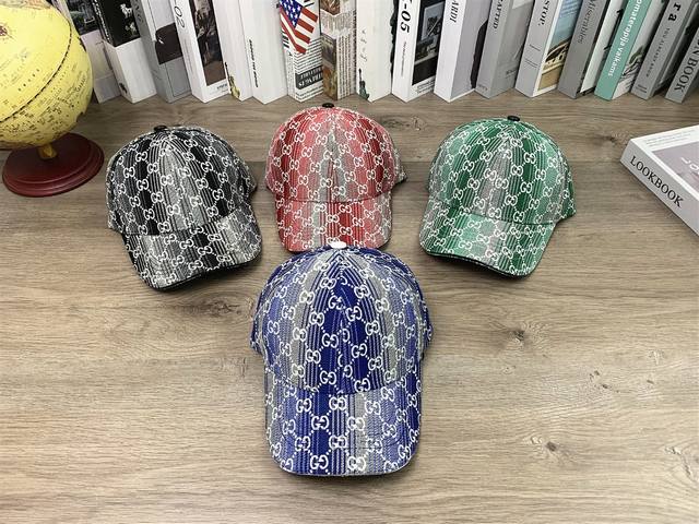 9658 Gucci Gucci baseball cap hard top cap men and women casual versatile sun ha