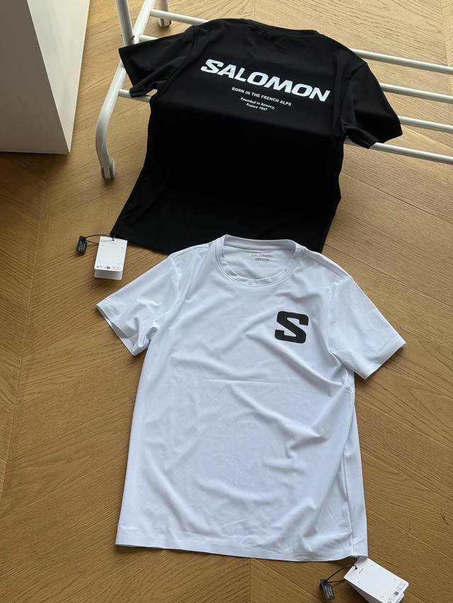 for Salomon Big S seamless taped quick-drying Teem~3Xl. Black and white original