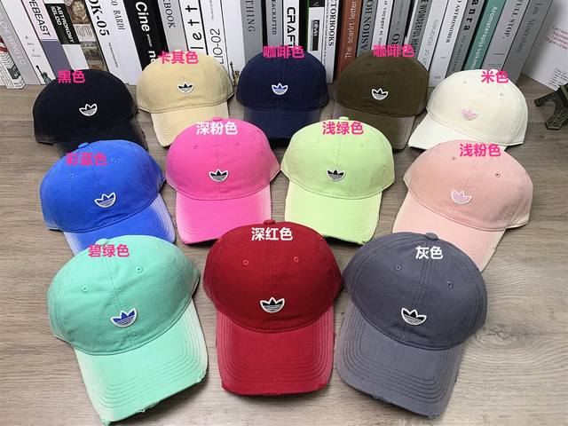 9631 Clover label soft top baseball cap washed duckbill cap for men and women ca