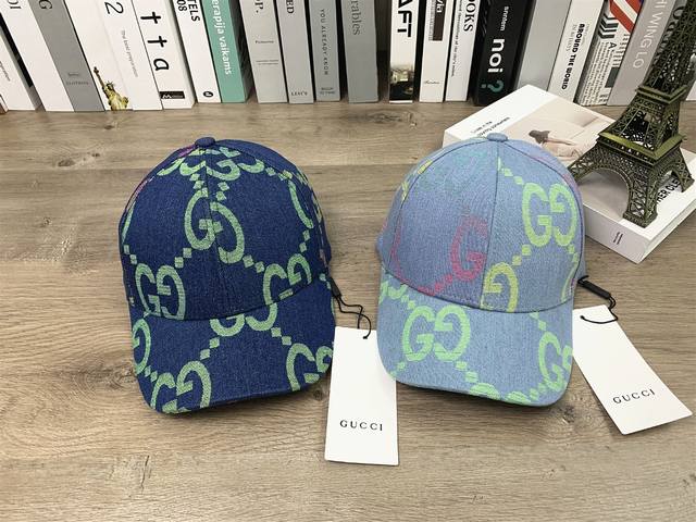 9630 Gucci Gucci hard top baseball cap for men and women, outdoor versatile hat