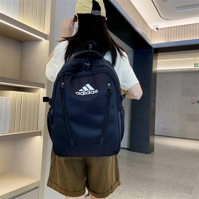 Adidas Adidas unisex simple versatile casual backpack fashion sports large capac