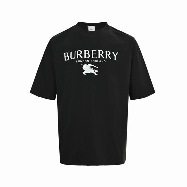 Burberry 25Ss Little Warhorse short-sleeved top is made from custom 240g 26s ult