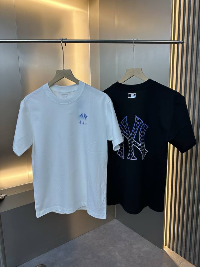 Mlb Yankees 25th Anniversary Summer Crew Neck Short Sleeve T-Shirt - Color: Blac
