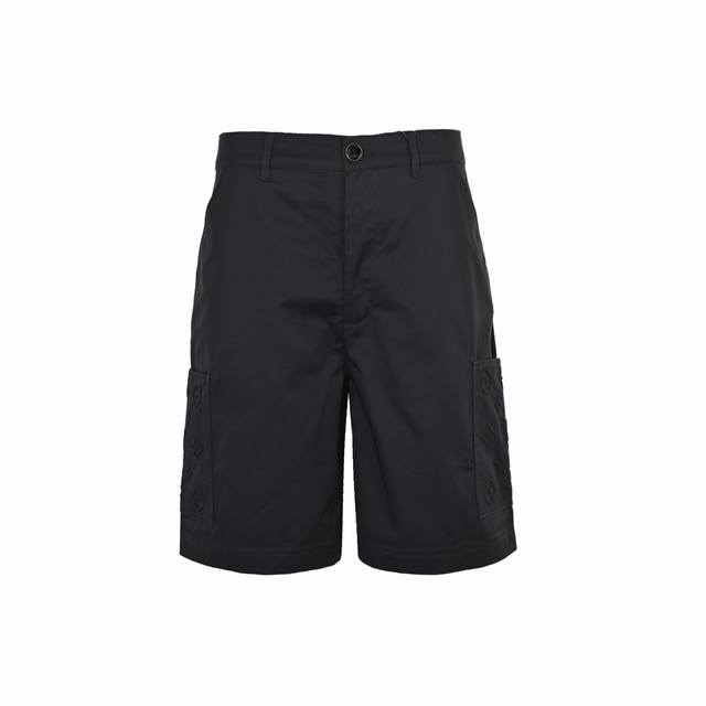 Louis Vuitton 25Ss Pocket Monogram Embossed Work Shorts Lv New model made of com
