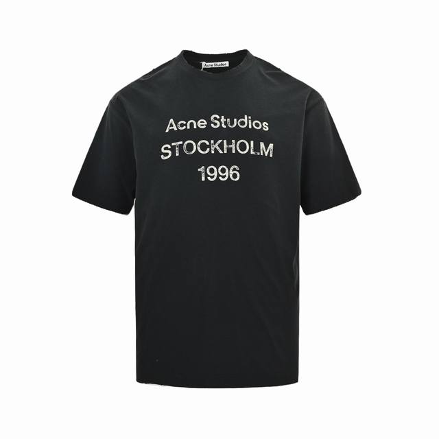 Acne Studios 1996 distressed short-sleeved, vintage washed, distressed, printed