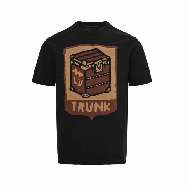 Louis Vuitton 24Ss Pharrell Treasure Box Jacquard Knit Short Sleeve. This short-