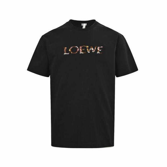 Loewe 25Ss letter logo embroidered short sleeves were originally purchased for 4