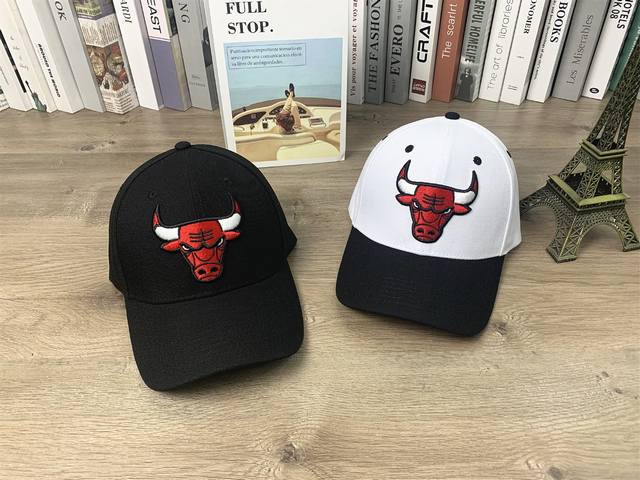 9533 Basketball Bulls Hard Top Baseball Cap Men's and Women's Casual Cap Men's a
