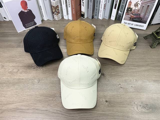9521 Gucci baseball cap hard top cap full embroidery casual versatile hat Adjust