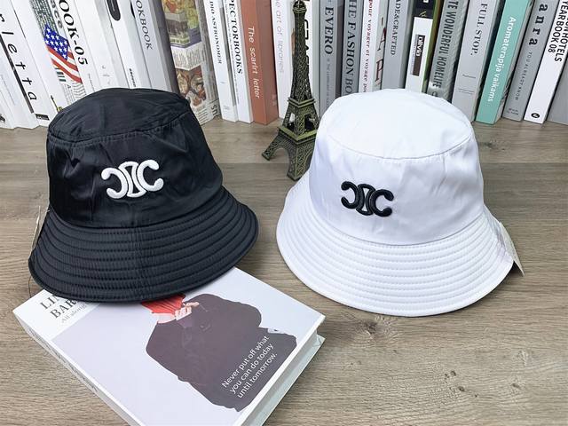 9511 Celine Celine classic embroidered bucket hat couple hat men and women casua