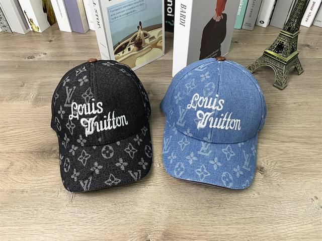 9491 Lv cowboy baseball cap with full logo embroidered letters hard top cap with